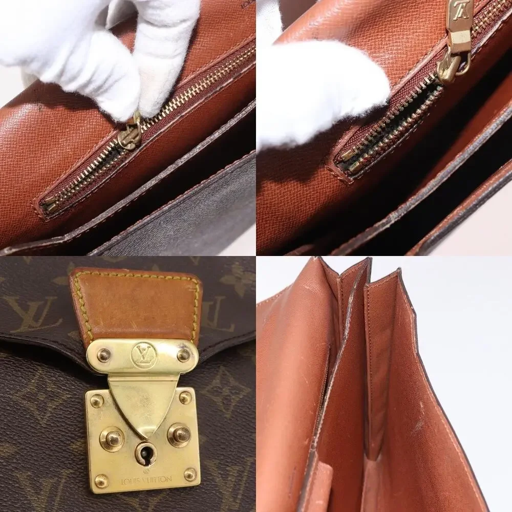 Louis Vuitton Monogram Serviette Conseiller Briefcase Brown
